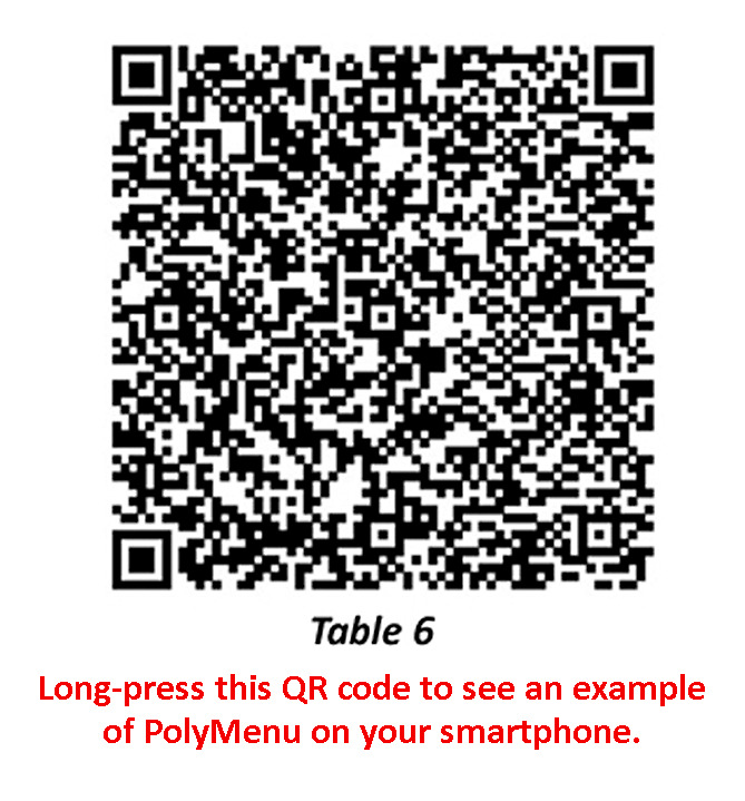 QR code that opens the demo menu